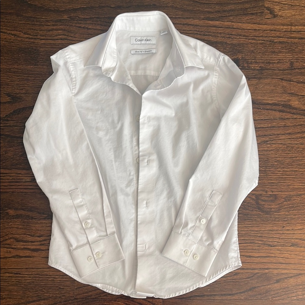 Calvin Klein White Button Down Shirt